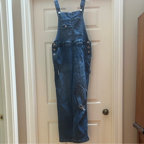 Wallflower Juniors Size L Classic Blue Denim Apparel - Picture 1 of 12